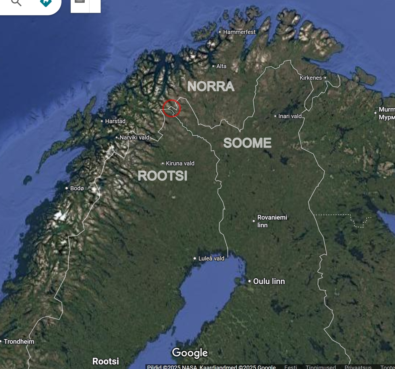 Kolme riigi suusatuur